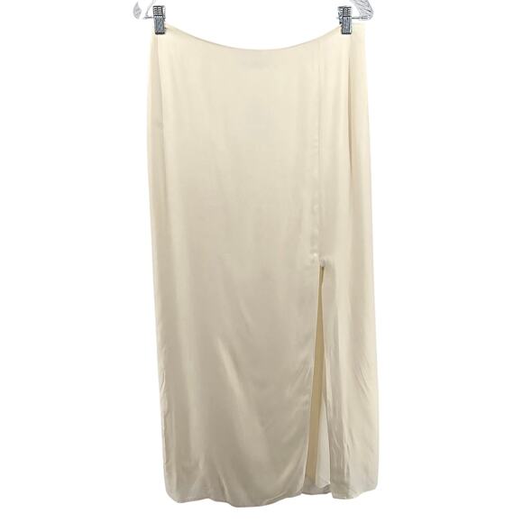 rag & bone Womens Ilana Silk Maxi Skirt Ivory NWT Size 6